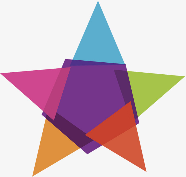 几何图形五角星