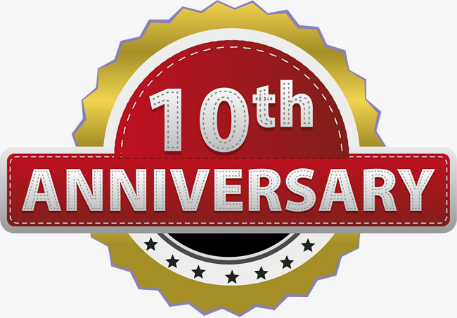 10周年徽章
