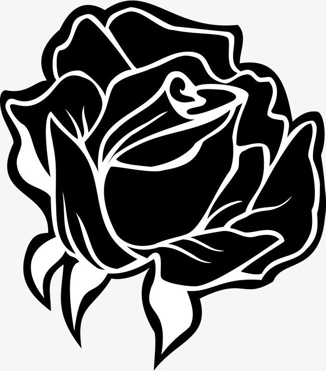 花朵玫瑰花卡通矢量免抠图