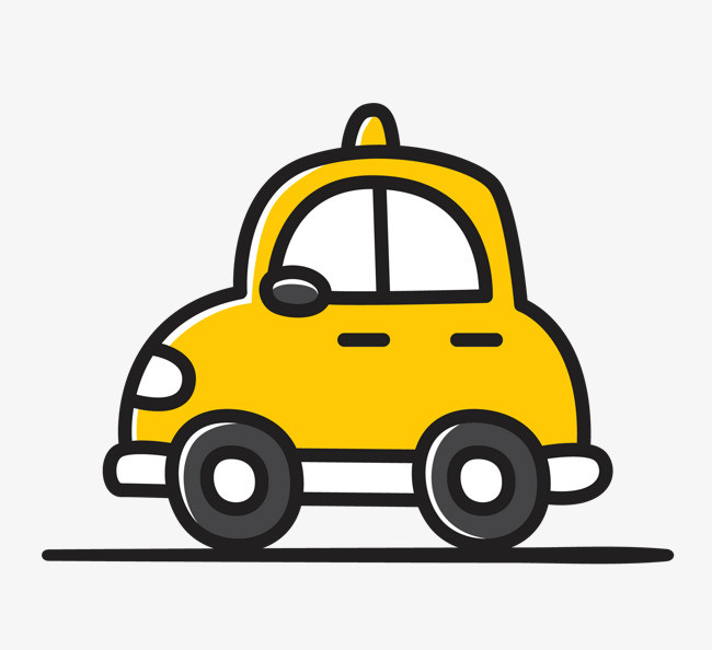 矢量卡通简洁汽车