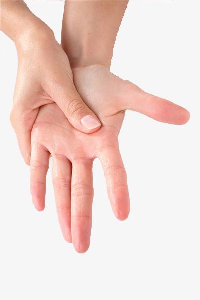 实物自我按摩手部