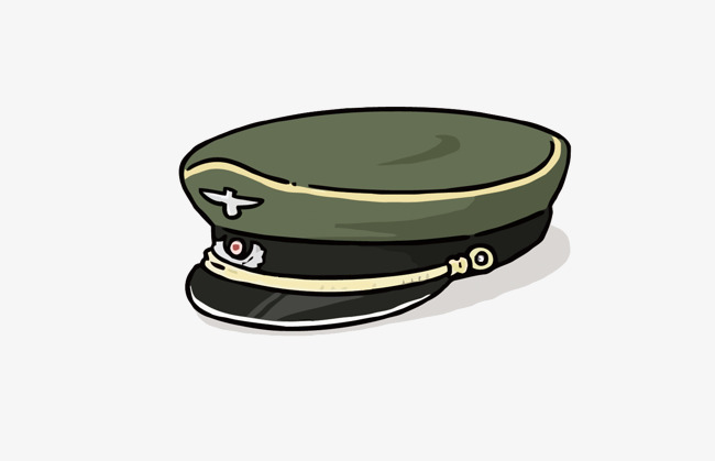 冠军帽矢量军帽