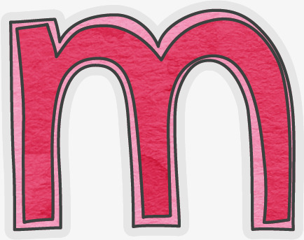 红色字母m