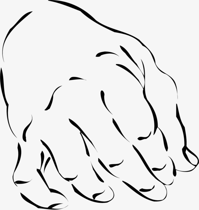 手绘水墨手png素材下载_高清图片png格式(编号:19049715)-90设计