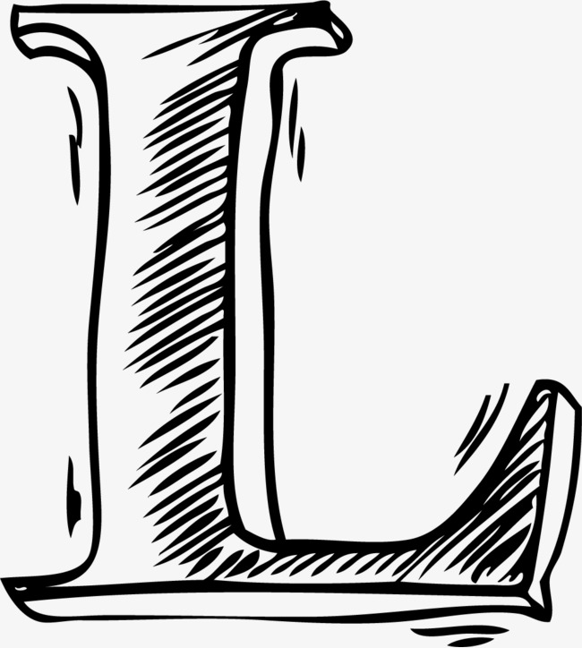 线条字母l