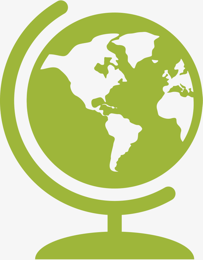 创意绿色地球仪