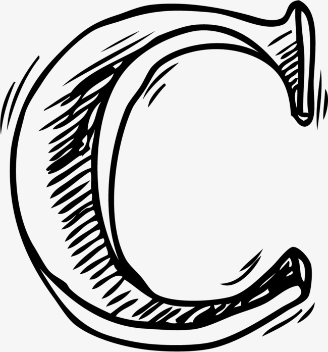 线条字母c