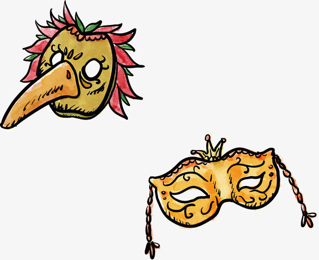 精美手绘舞会面具