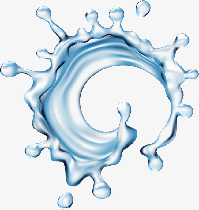旋转蓝色水花png图片素材免费下载(编号:19056465)-90设计