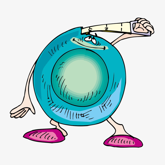 卡通蓝色胶带矢量