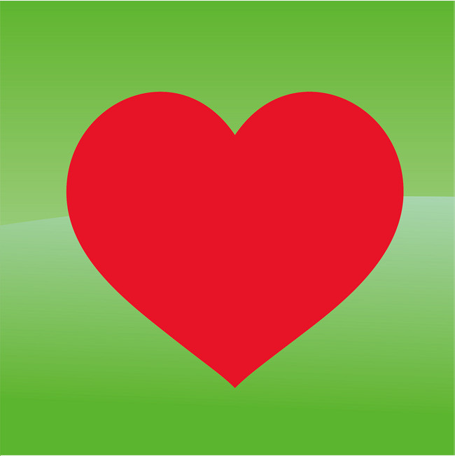 卡通可爱手绘心形红心爱心元素设计