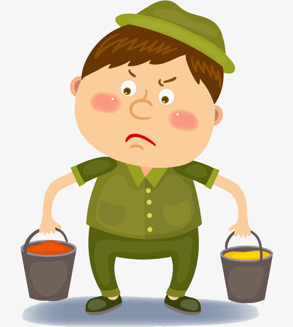 提水桶的饲养员