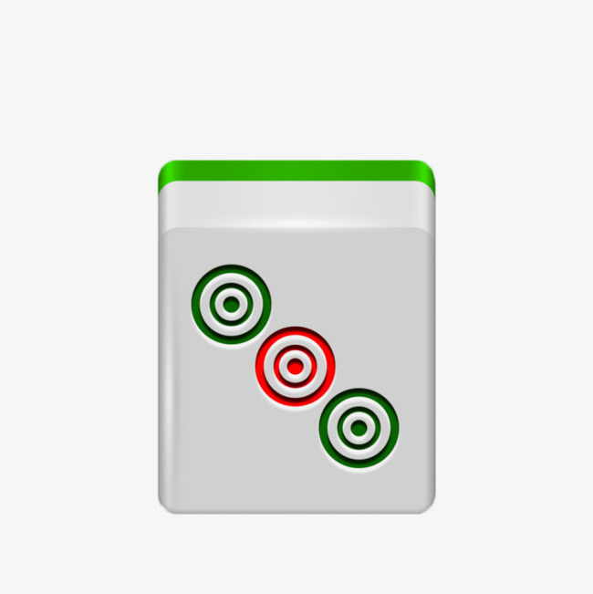 2019年麻将元素立体创意手绘卡通