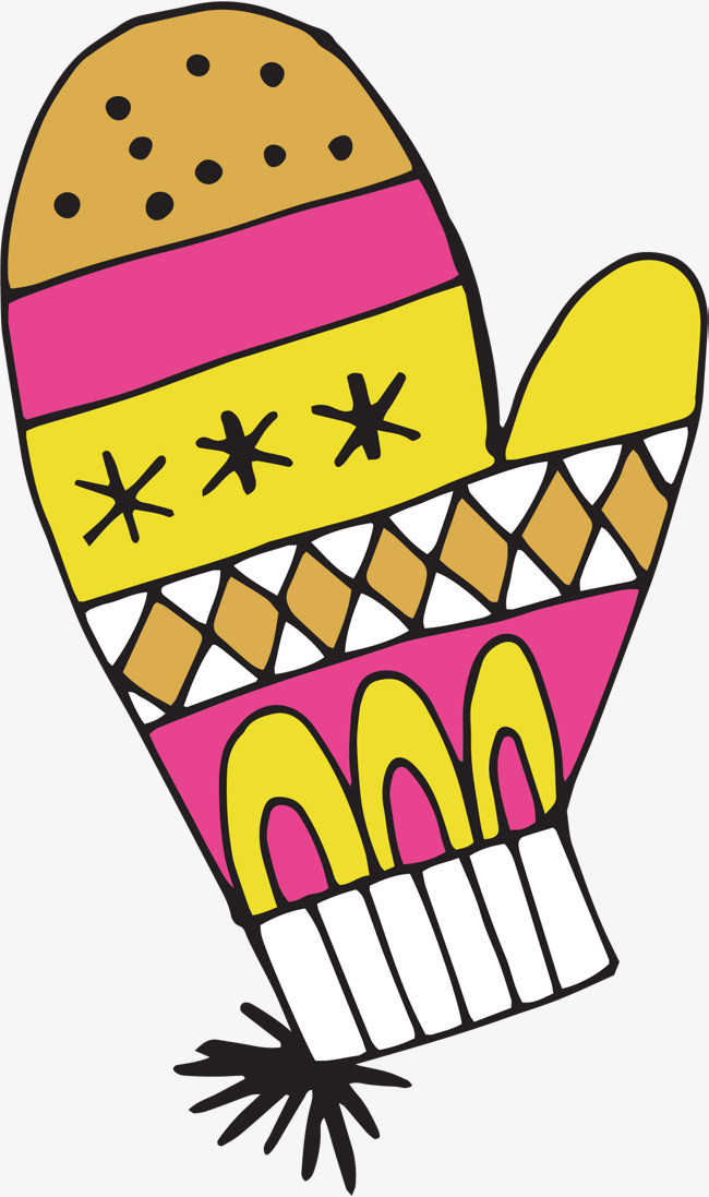 卡通冬季保暖手套