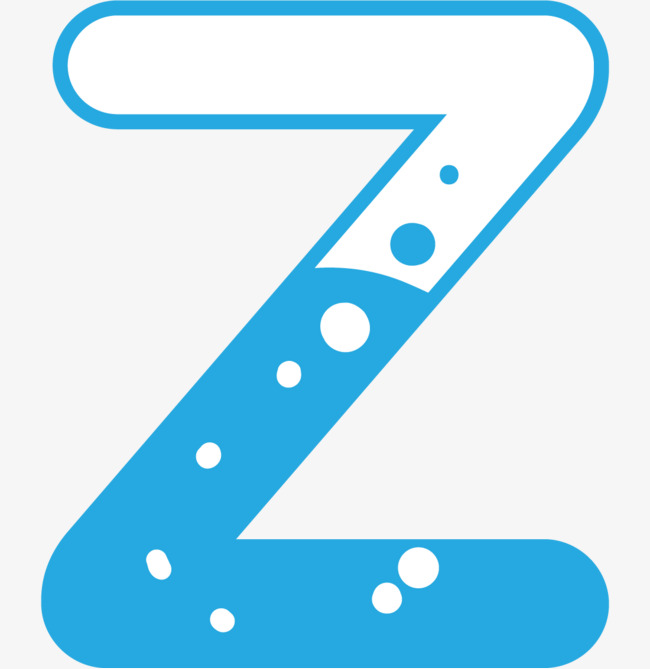 蓝色字母z