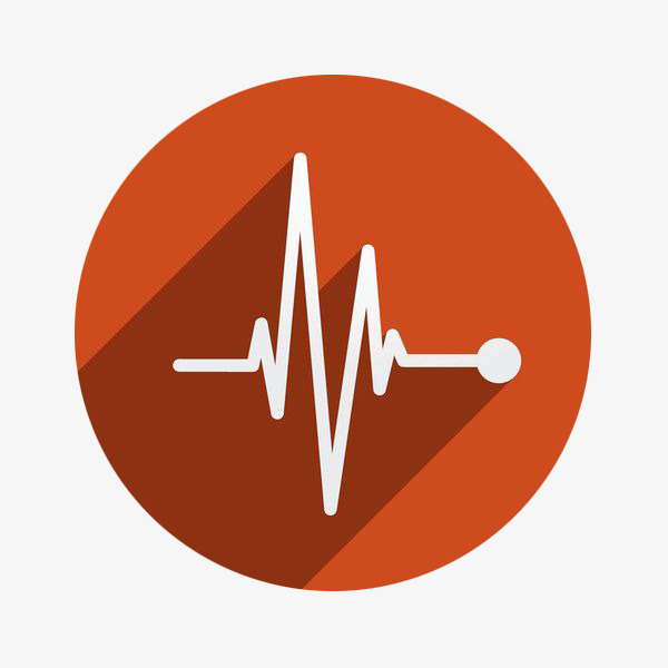 红色波形曲线背景