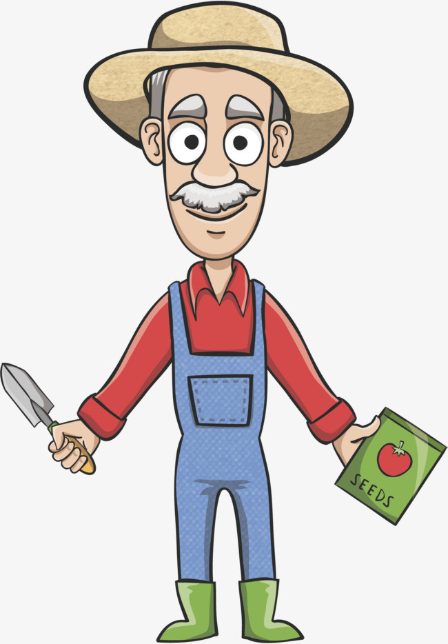 农夫老爷爷矢量