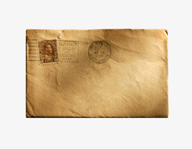 复古泛黄信封png素材下载_高清图片png格式(编号:19128813)-90设计