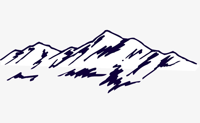 卡通绿色山坡植物插画春天春季元素