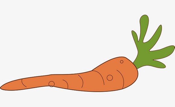卡通手绘胡萝卜