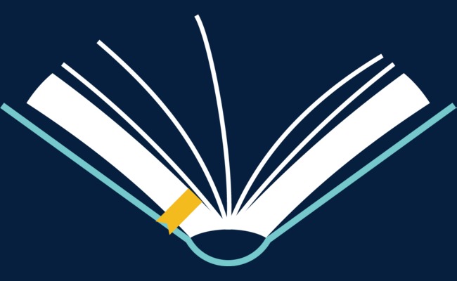 翻开的书本卡通