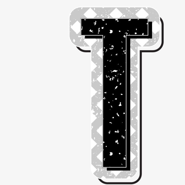 hiphop英文字母黑色流行颗粒散沙艺术字