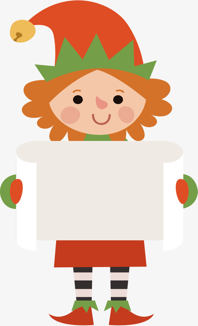 圣诞小精灵广告牌