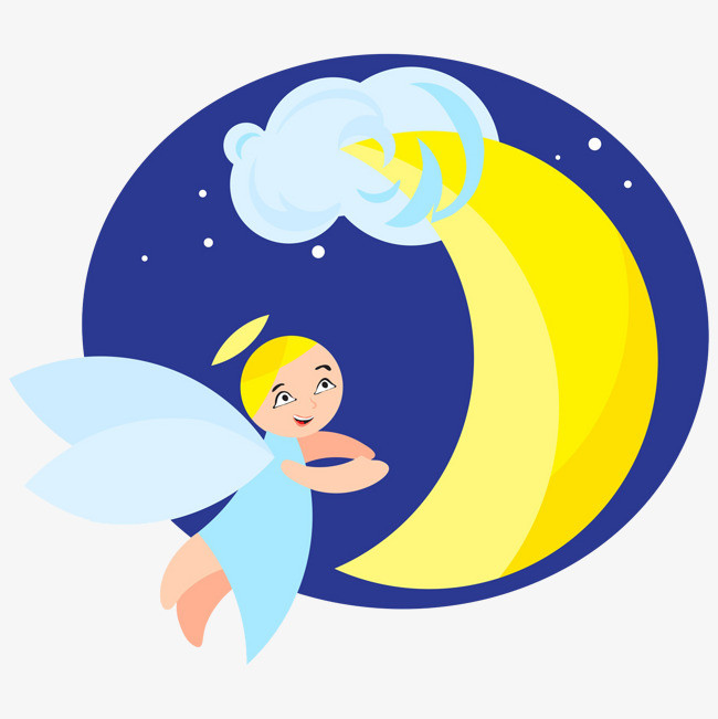 夜空中的小精灵