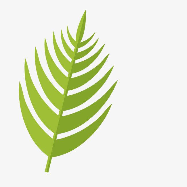 可爱小清新装饰海报装饰绿色叶子