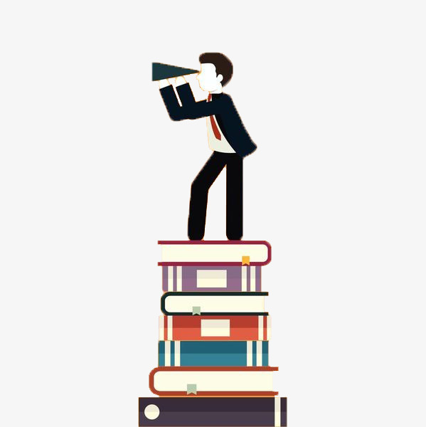 卡通手绘人物白领业务员职场人物