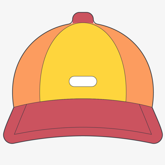 彩色手绘的运动帽