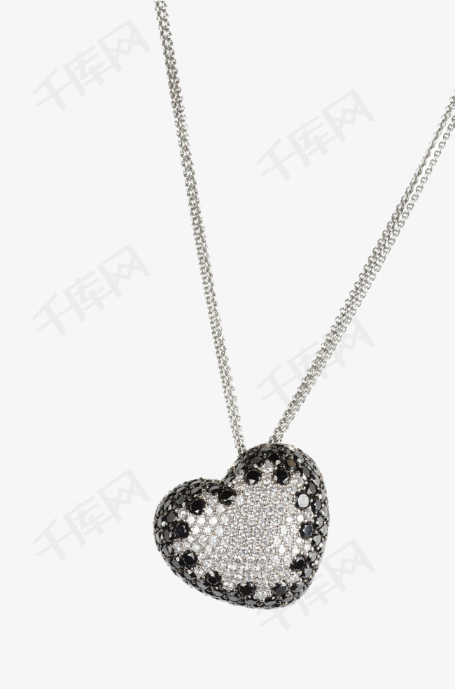 银色的精致项链吊坠素材图片免费下载_高清png_千库网(图片编号943625