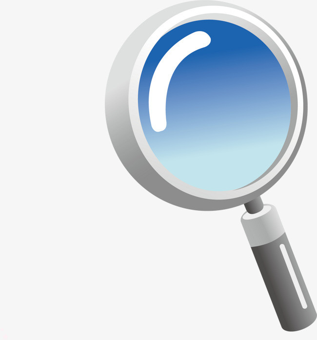 图标矢量_矢量放大镜png素材-90设计