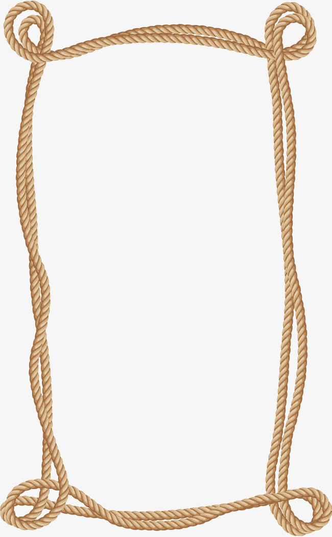 黄色编织麻绳框架