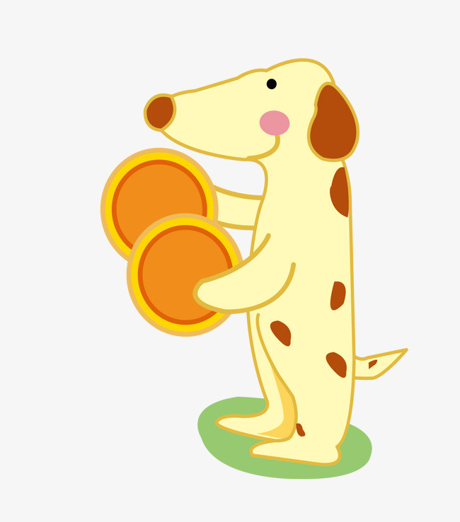 扁平化投影风格卡通动物矢量图标