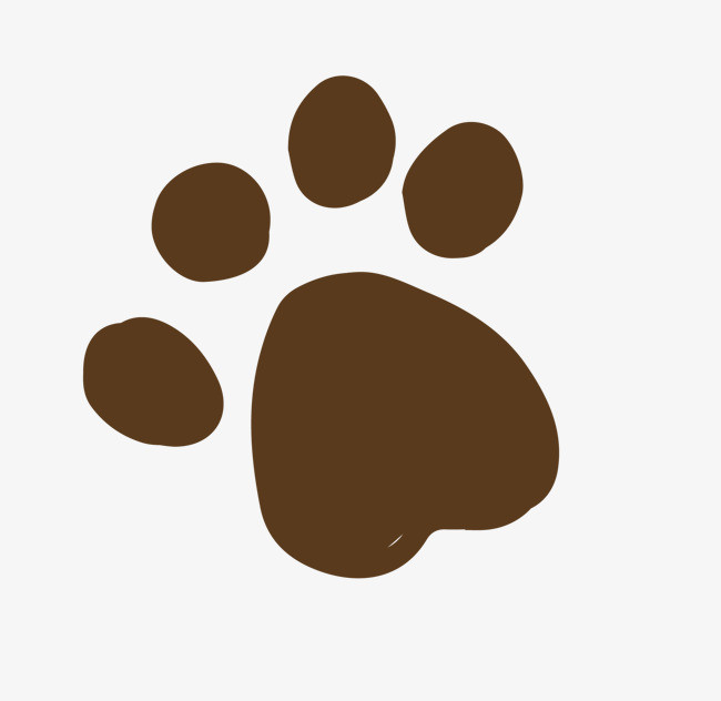 矢量卡通简洁扁平化小猫印记