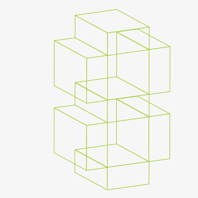 简约经典几何立体组合图形装饰