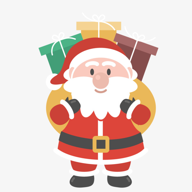 卡通手绘圣诞老人
