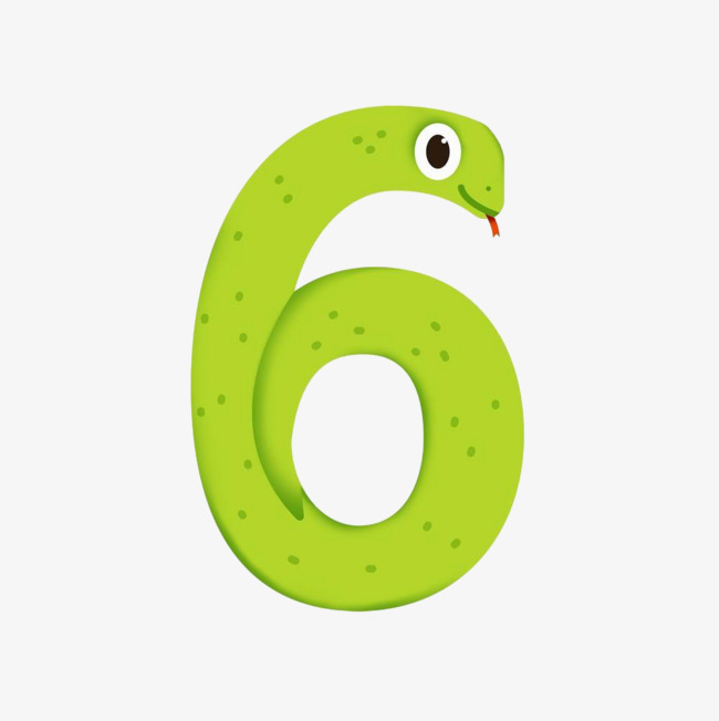 创意装饰立体组合数字海报设计数字6