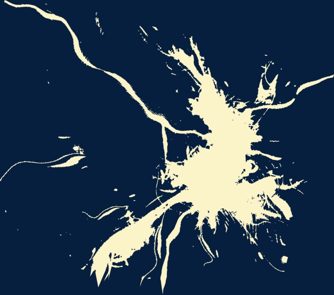 泼墨墨迹png素材-90设计