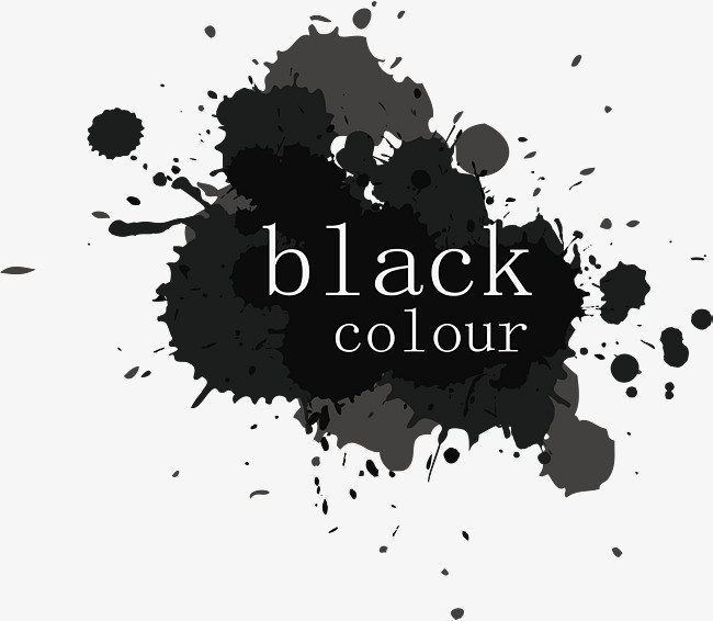 黑色水彩水彩背景