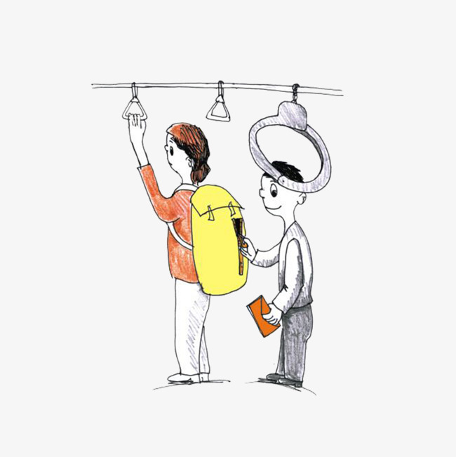 公交巴士上偷钱包的扒手