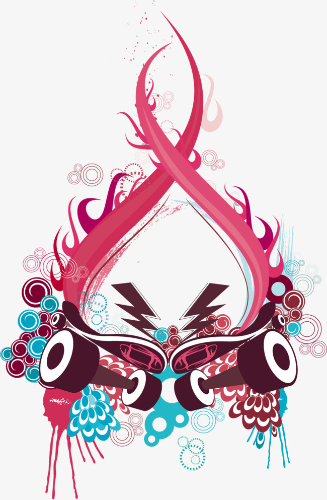 缤纷多彩潮流时尚设计元素