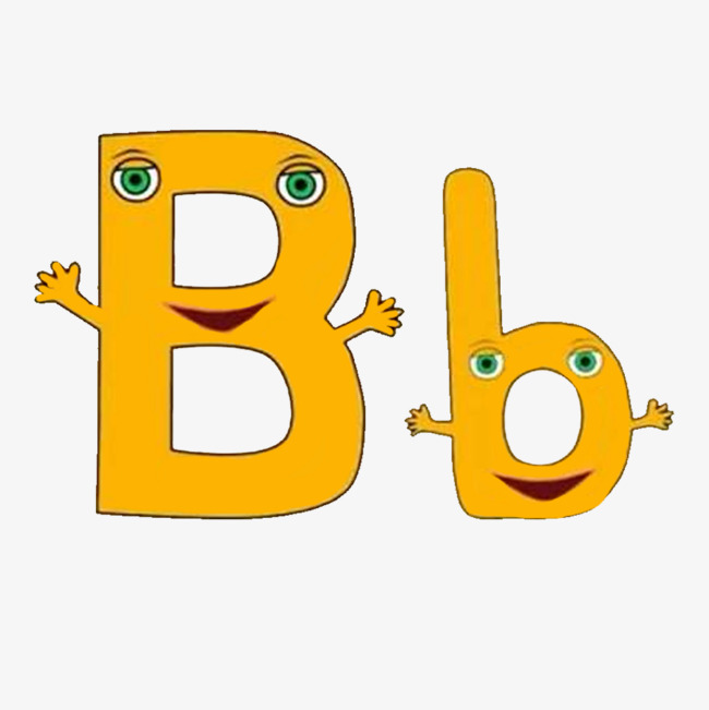 卡通字母b素材下载