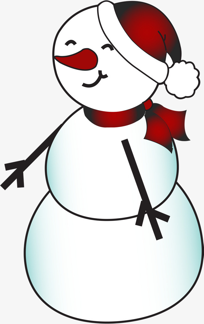 圣诞节微笑冬季雪人_png素材免费下载_ 1500*2387像素(编号:19270403)
