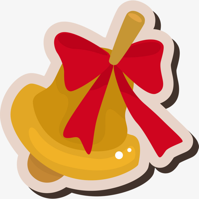 圣诞节蝴蝶结摇铃