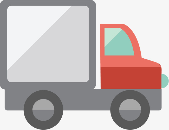 交通工具手绘交通工具厢式货车