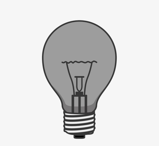 手绘插画传统钨丝灯泡