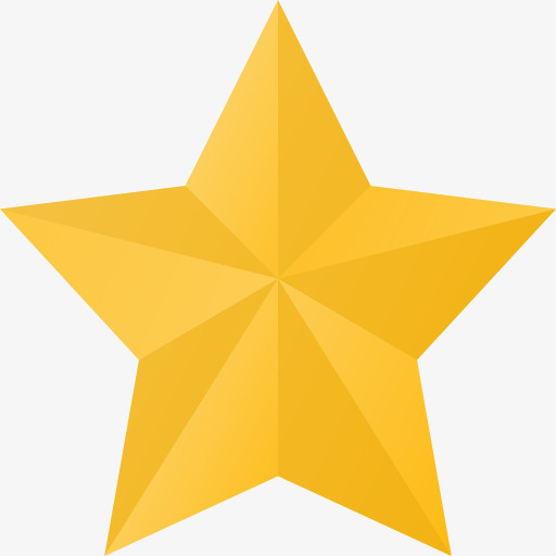 黄色手绘的五角星_png素材免费下载_ 512*512像素(编号:19291328)_90