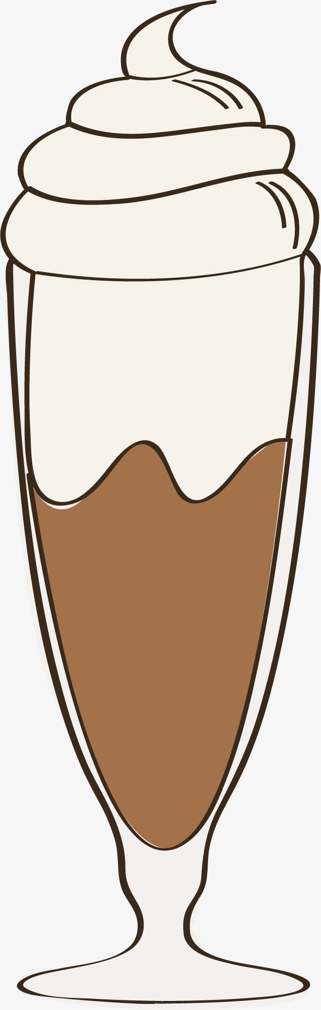 手绘咖啡杯元素